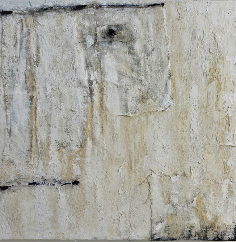 terra Bianca, pigment, mixed media, 2009  100cm x 100cm